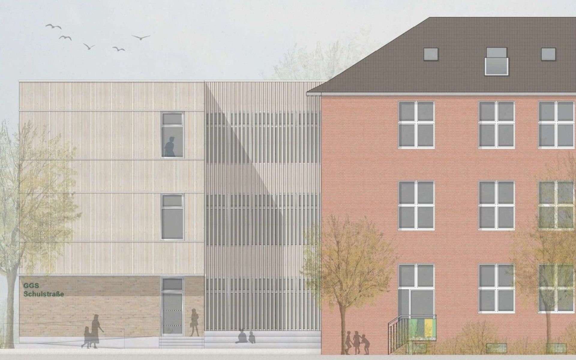 Ansicht Eingangsfassade