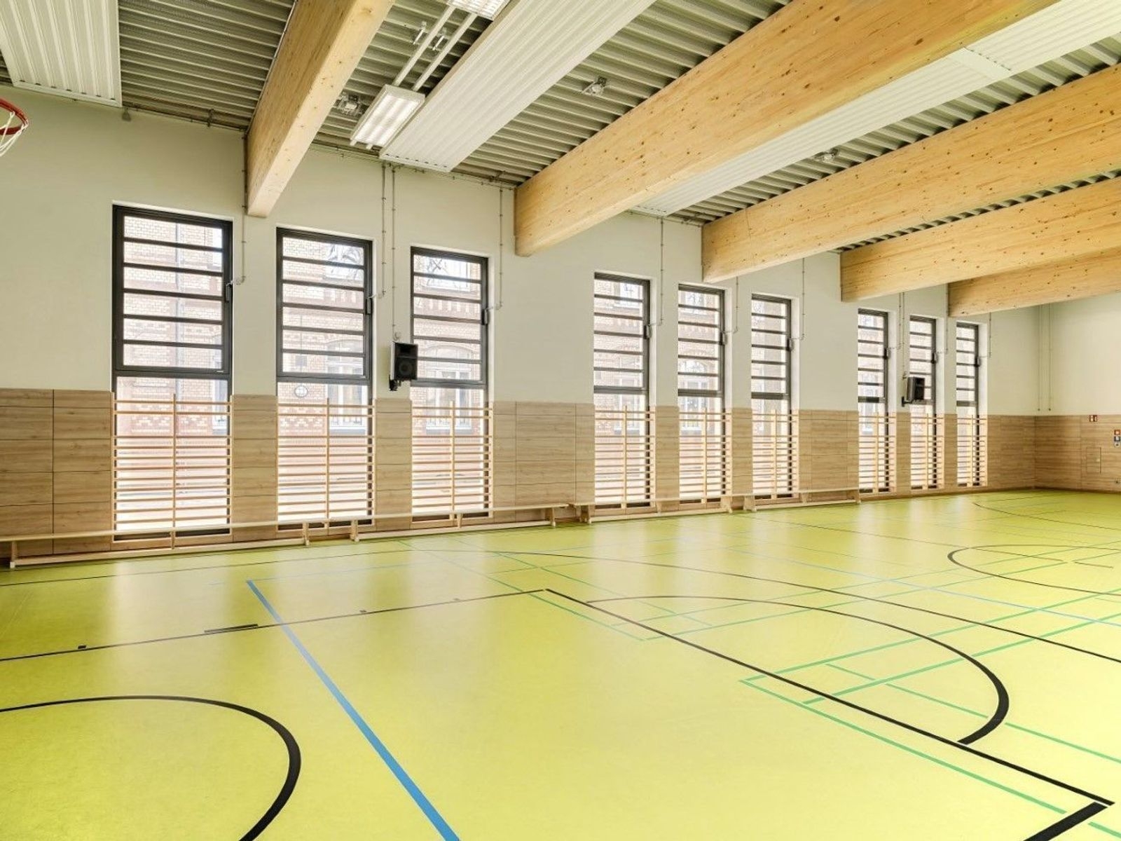 Innenansicht Sporthalle