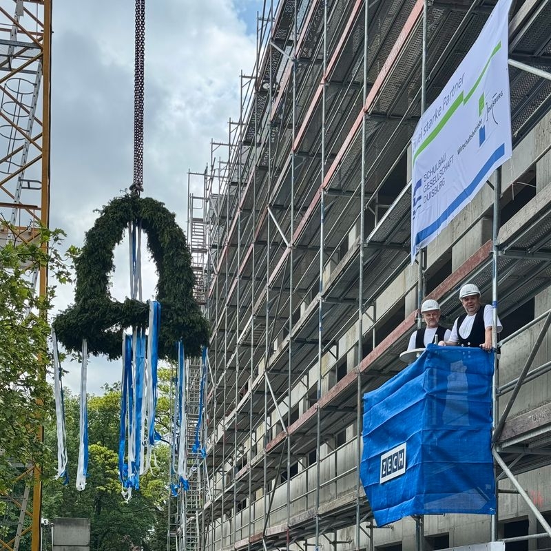 Richtspruch mit Bauunternehmer