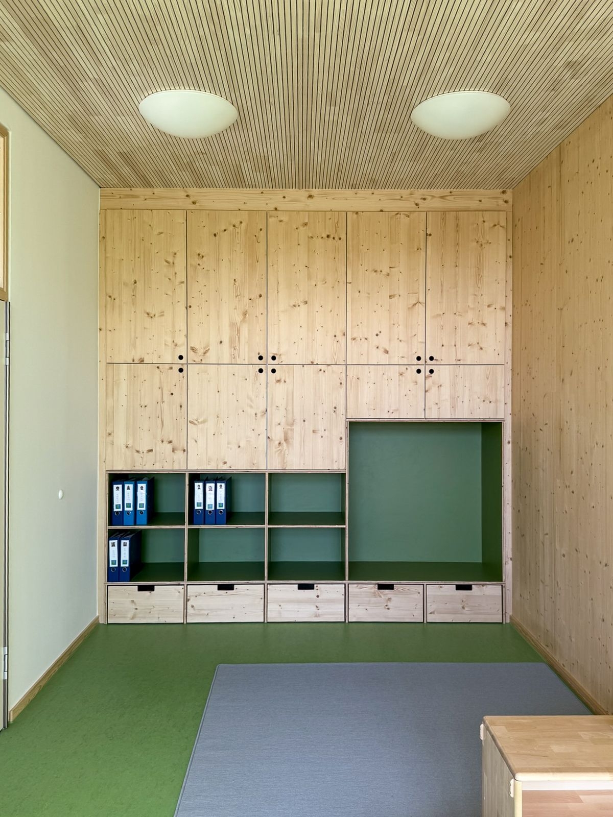 Innenansicht Schrankwand