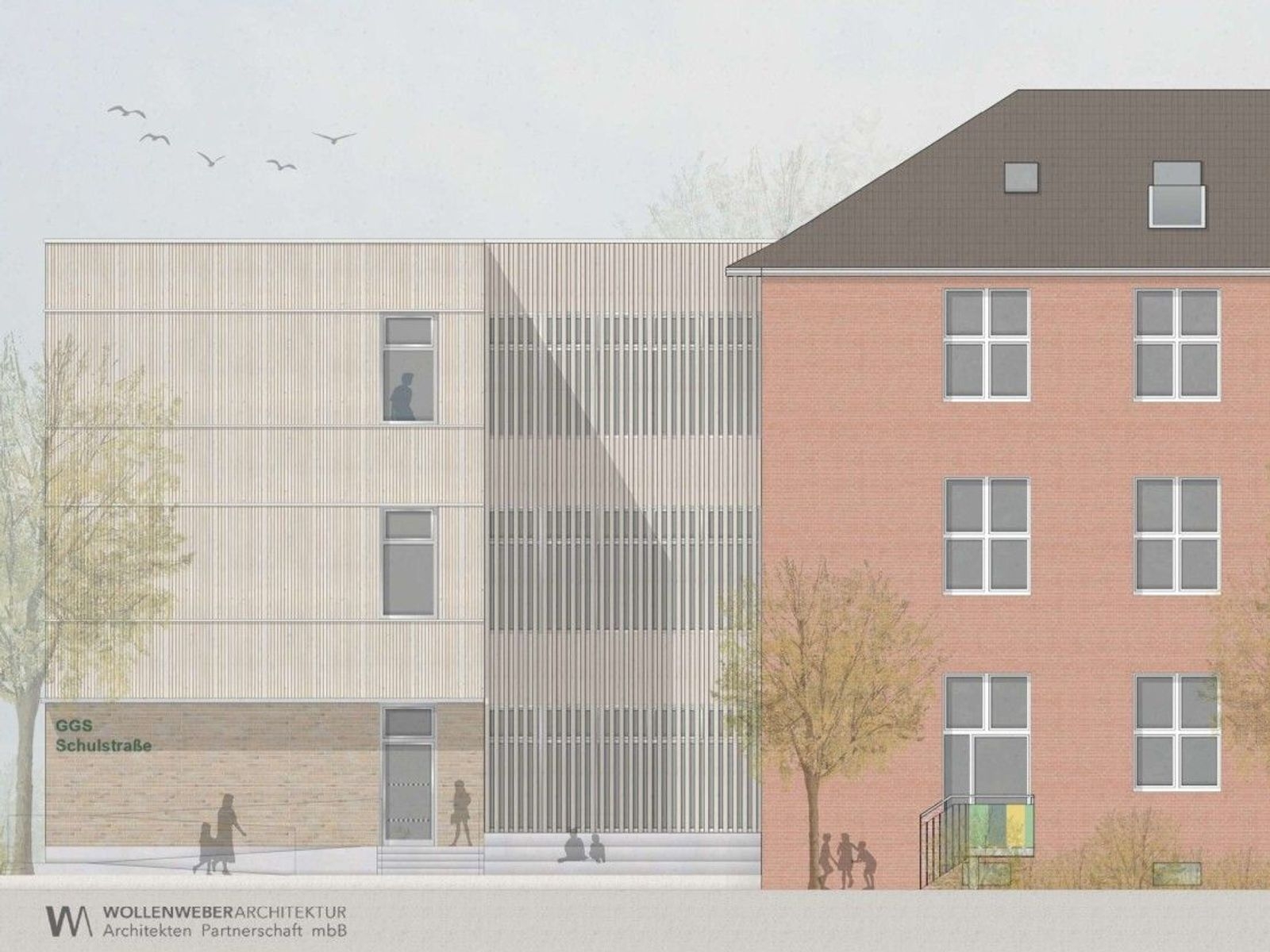 Ansicht Eingangsfassade