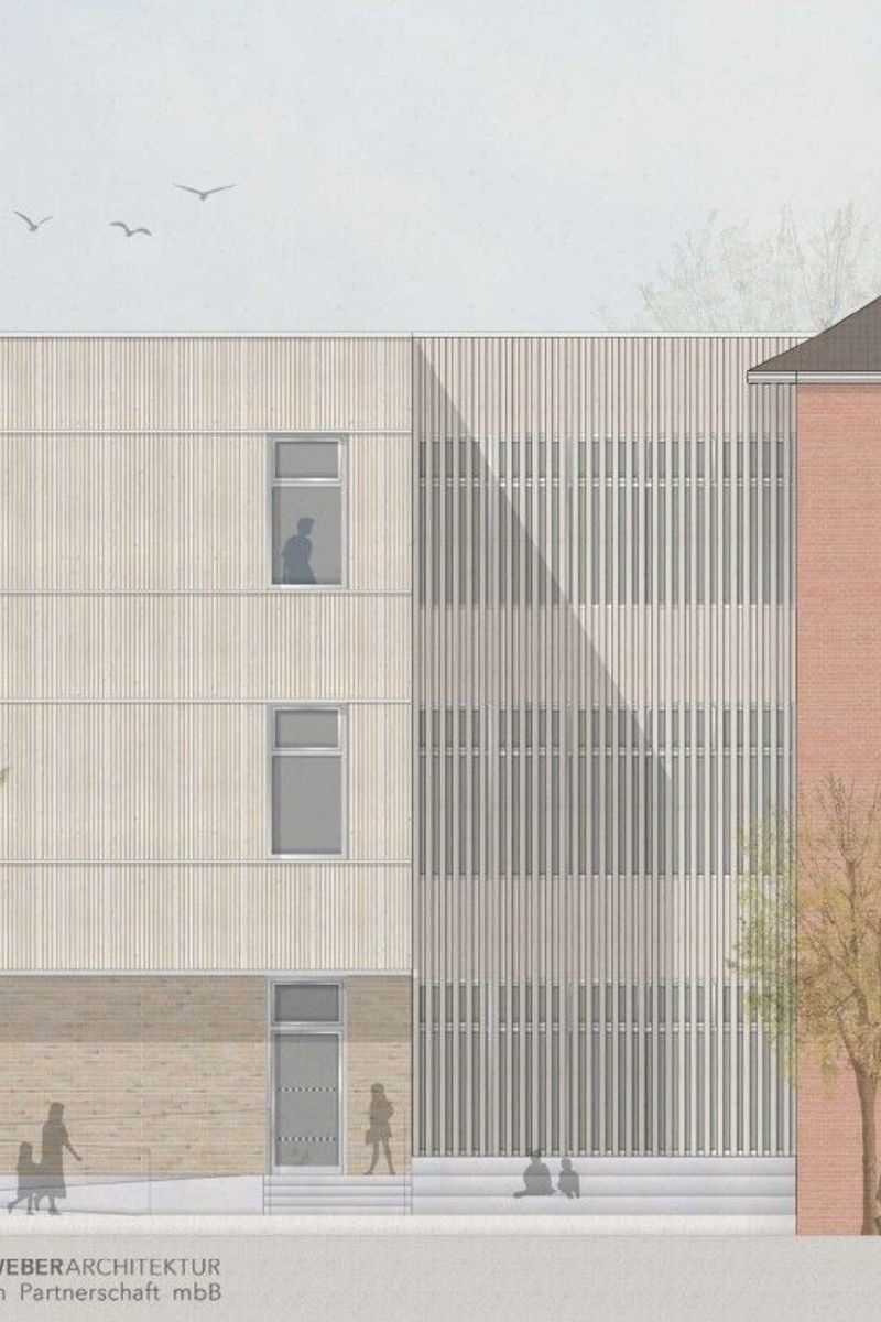 Ansicht Eingangsfassade