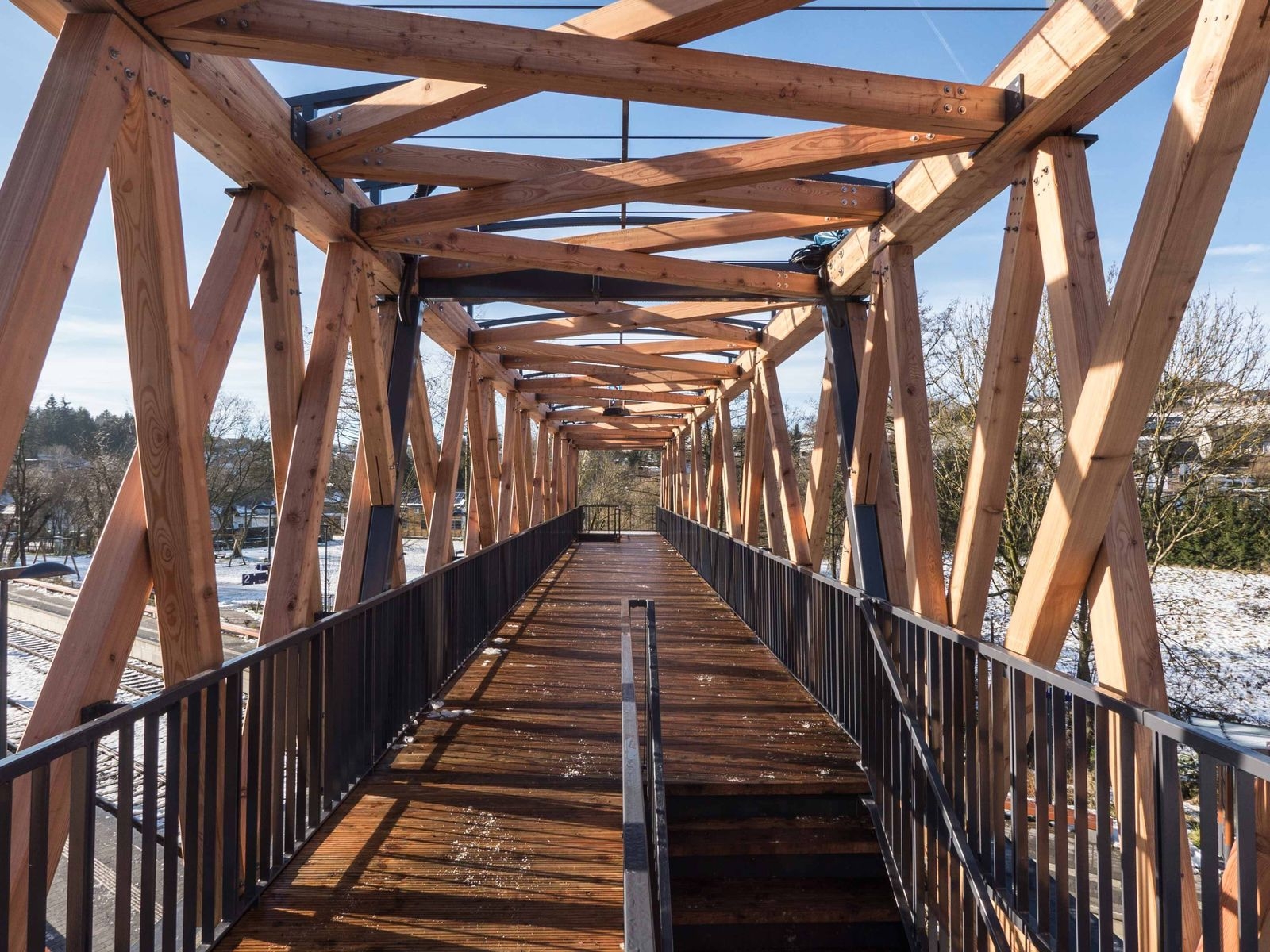 Ansicht Brücke Oberseite