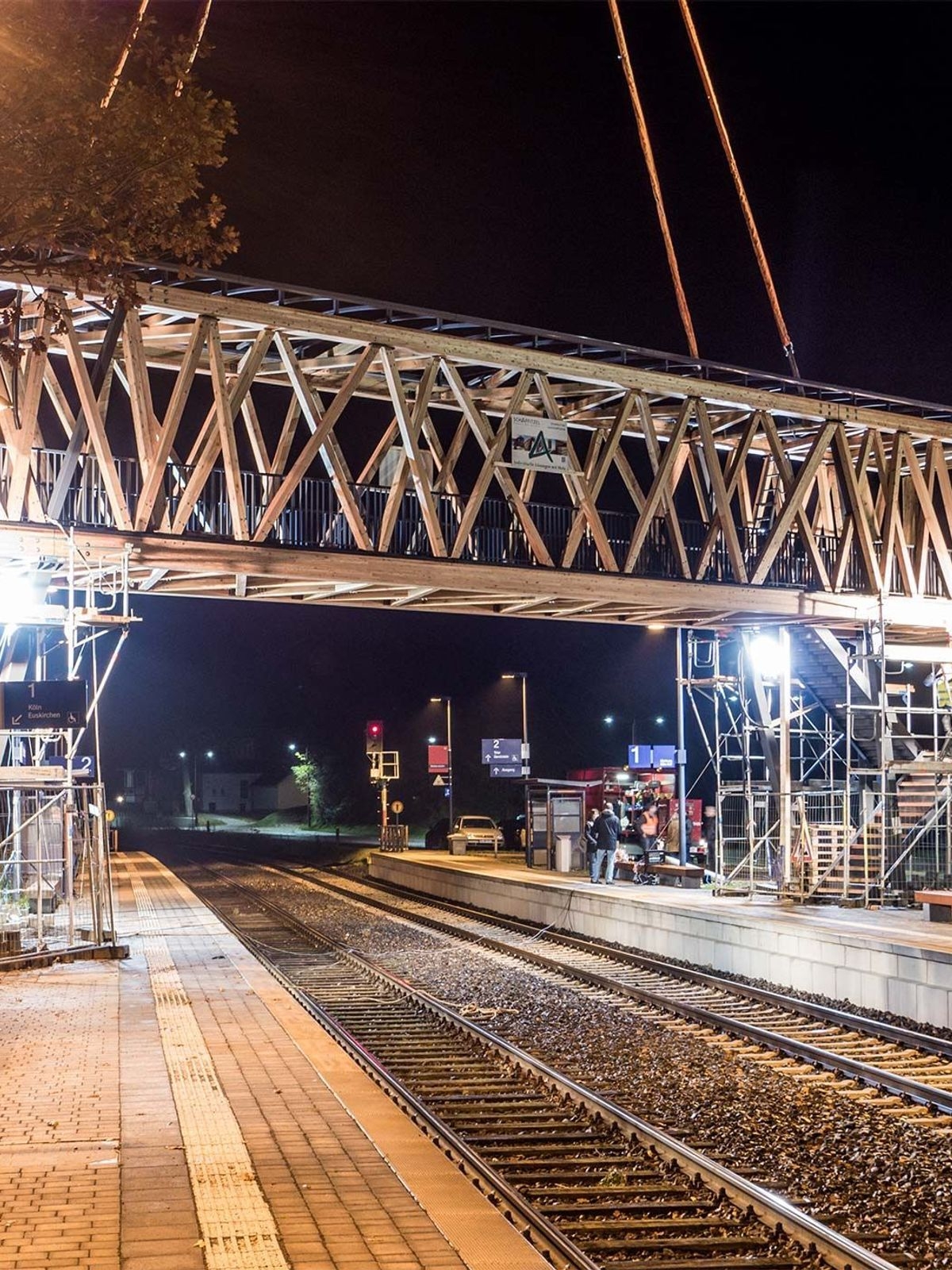 Aufbau Brücke