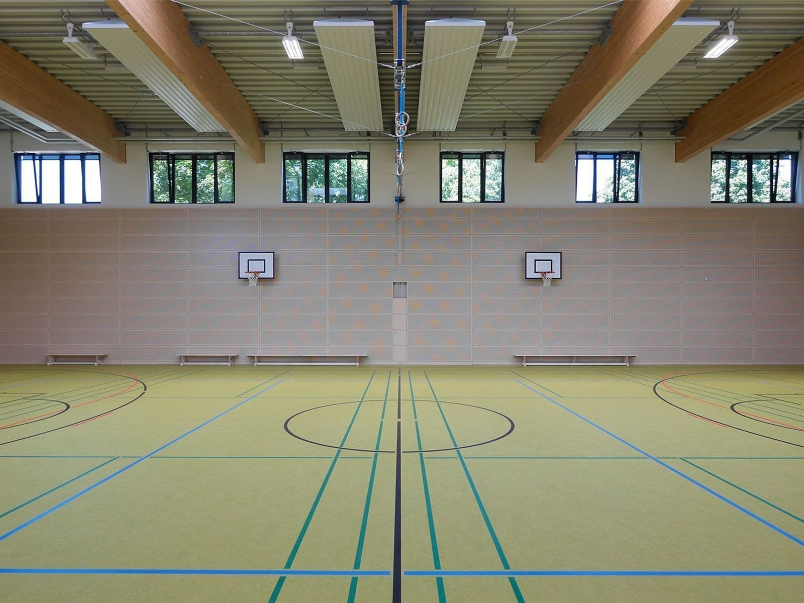 Innenansicht Sporthalle