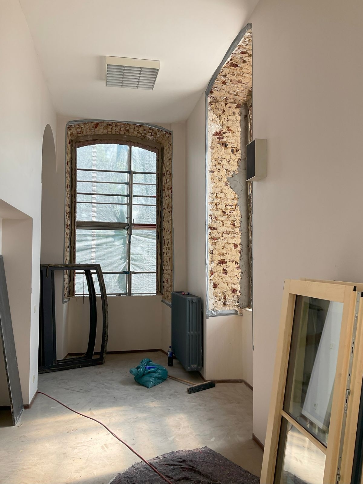 Innenansicht Bauphase